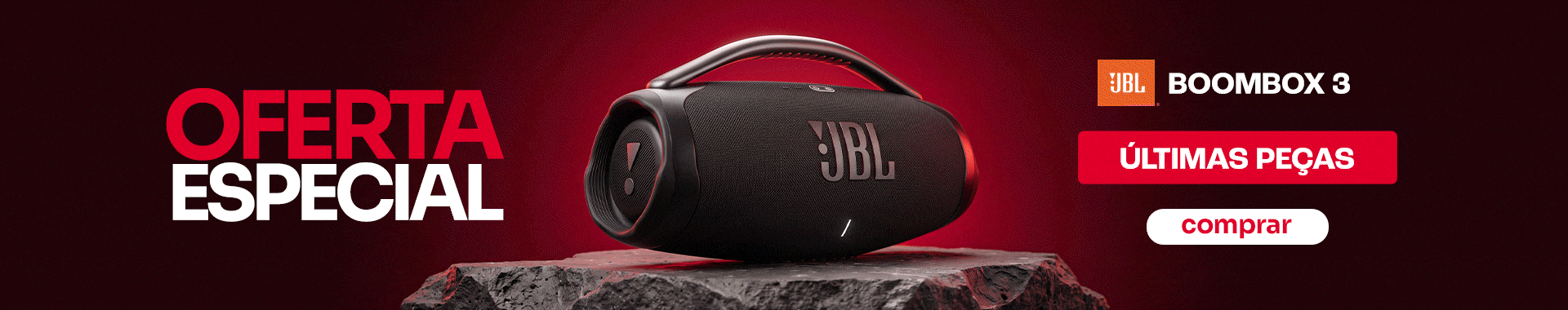 [PARCERIA] OFERTA BOOMBOX 3 - JBL - Destaque